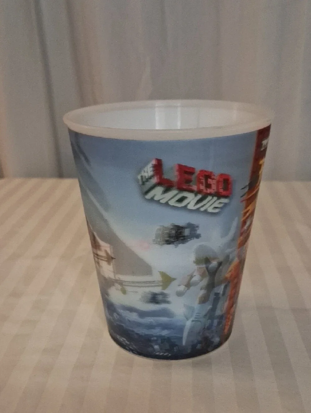 Lego Metal Beard Red and Gray Plastic Party Cup